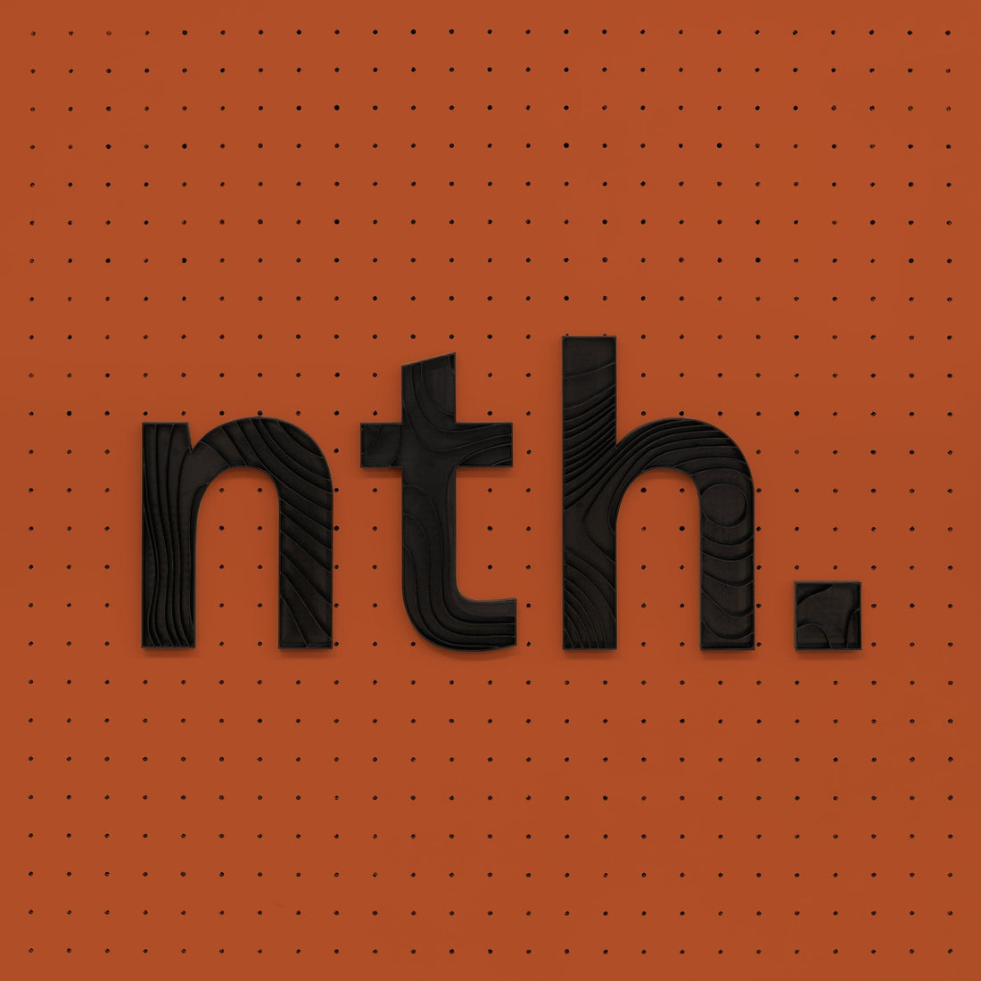 3D Printed Textured Letters
