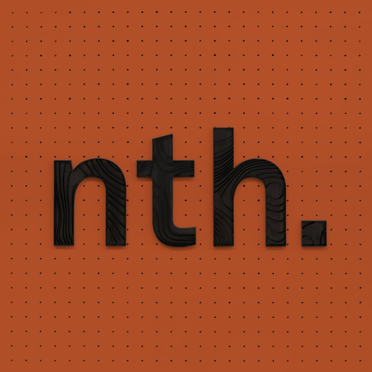 3D Printed Textured Letters
