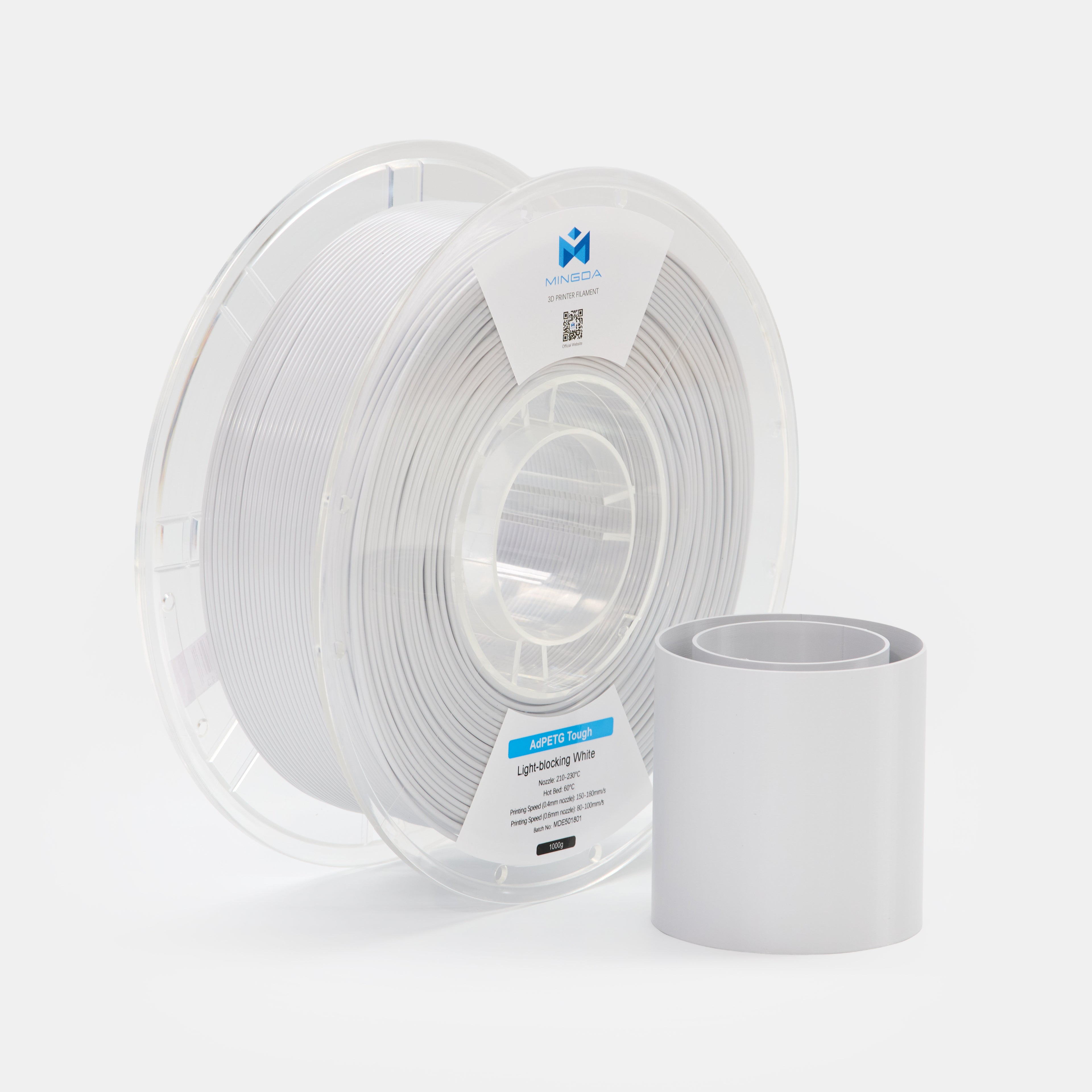 AdPETG Light-Blocking Filament - White