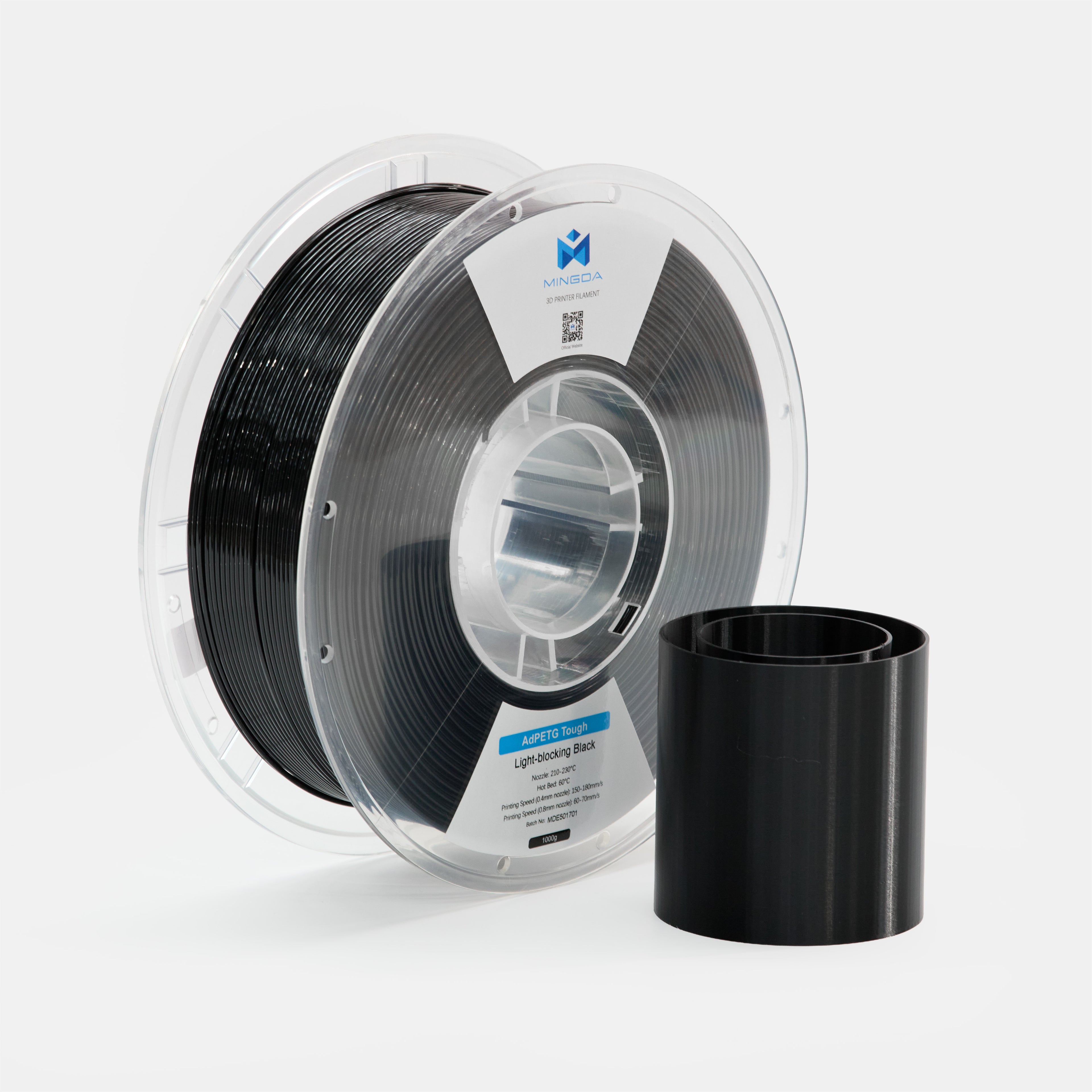 AdPETG Light-Blocking Filament - Black